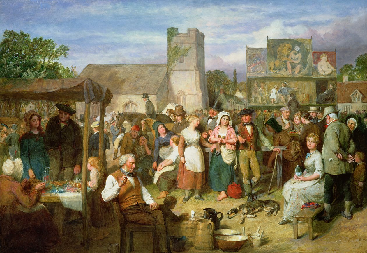 Stadgmässan, utst.1871 av John Faed