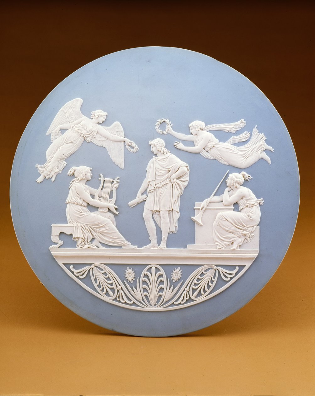 The Apotheosis of Virgil, Wedgwood, ca 1776 (jasperware) av John Flaxman
