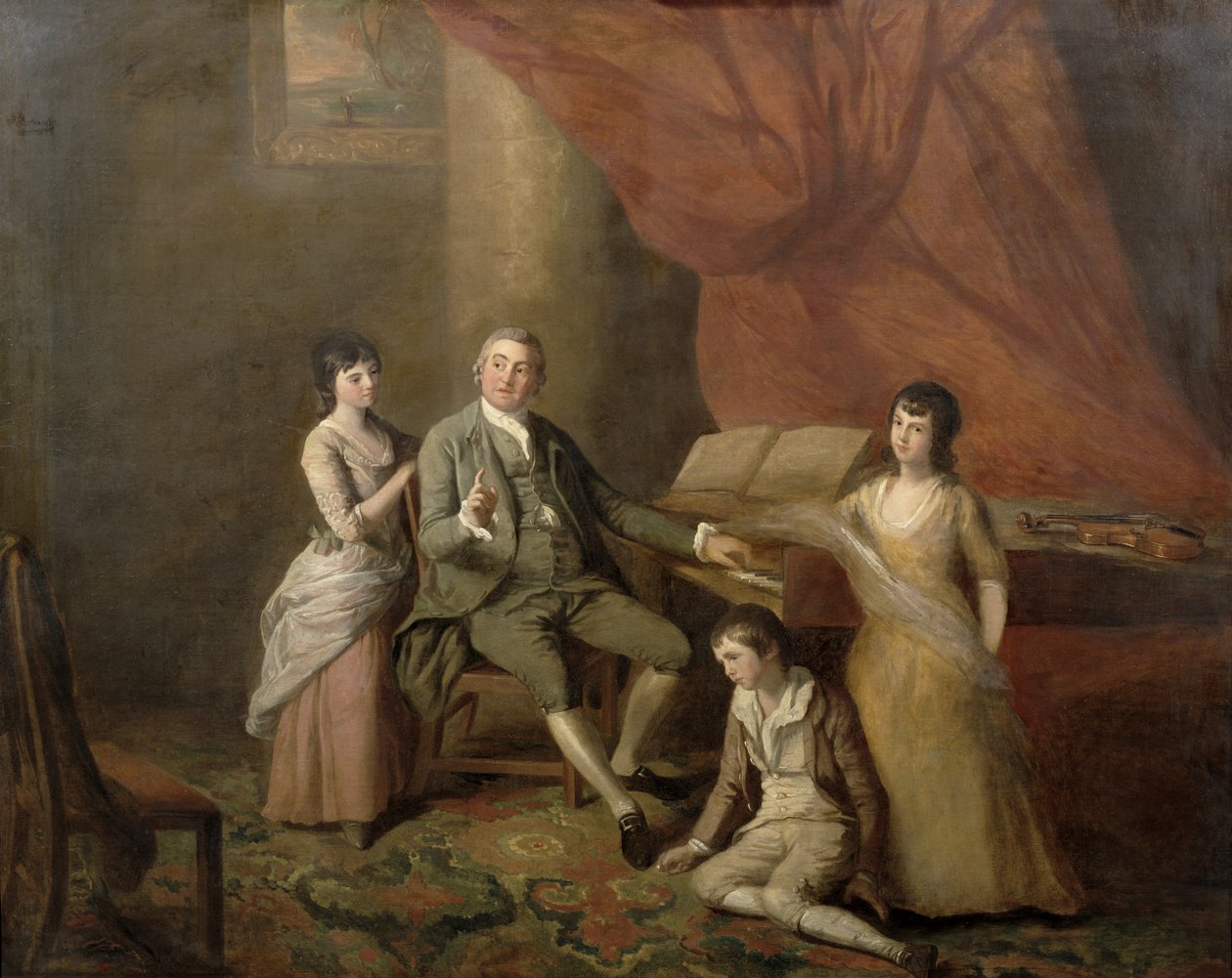 Felice de Giardini (1716-96) av John Francis Rigaud