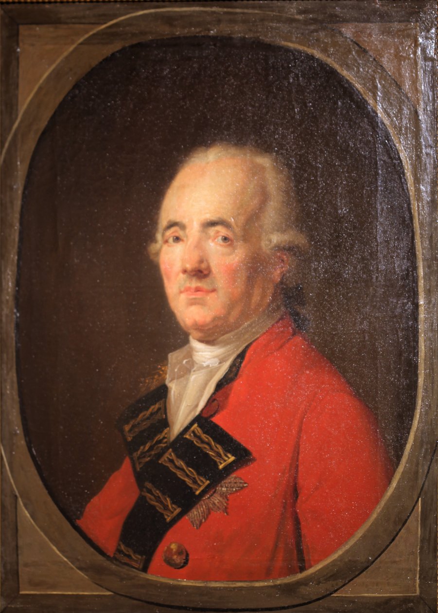 Porträtt av general Frederick Haldimand (1718-1791) av John Francis Rigaud
