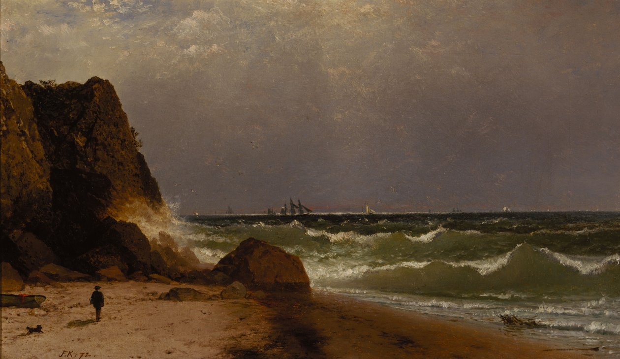 Nära Newport, Rhode Island av John Frederick Kensett