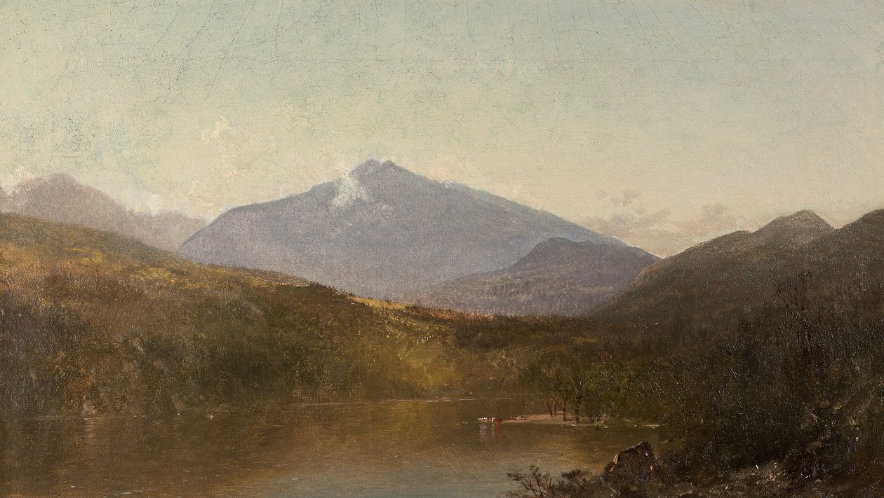 White Mountains från Shelburne, NH av John Frederick Kensett