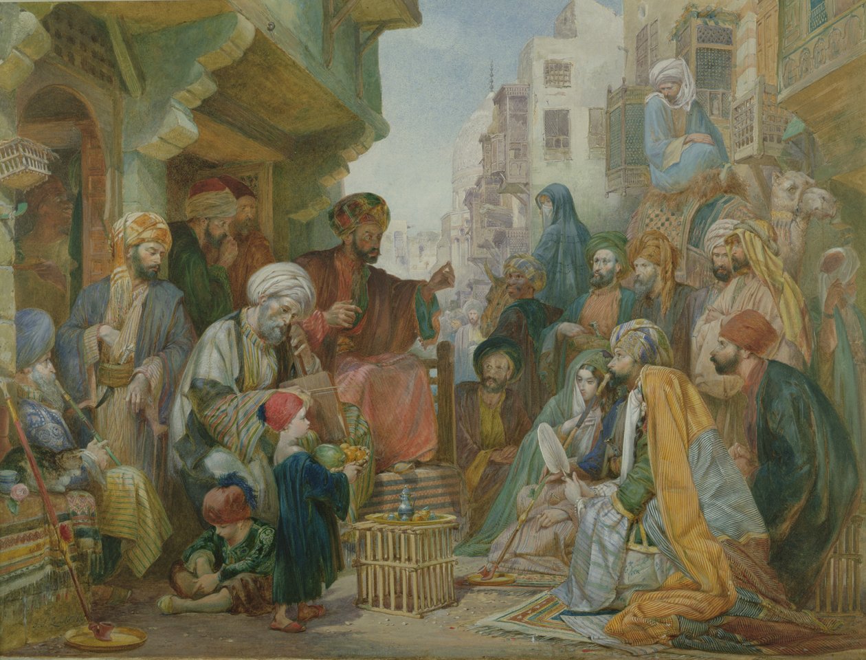 En gata i Kairo av John Frederick Lewis