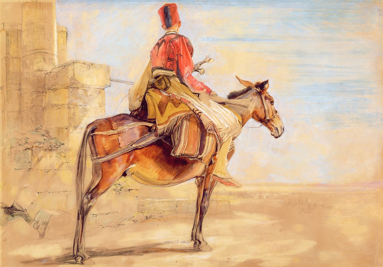 En turkisk utpost, 1850 av John Frederick Lewis