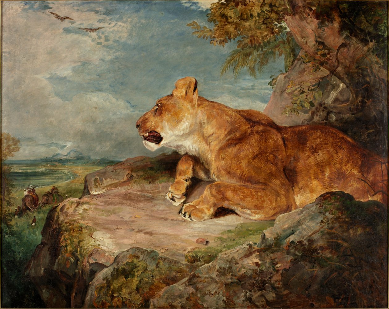 Lejoninnan, ca 1824-27 av John Frederick Lewis