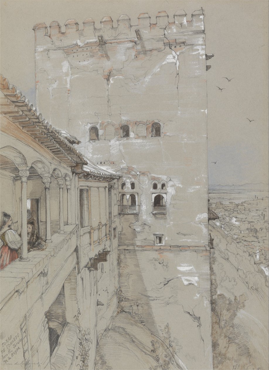 Tornet i Comares, Alhambra, 1835 av John Frederick Lewis