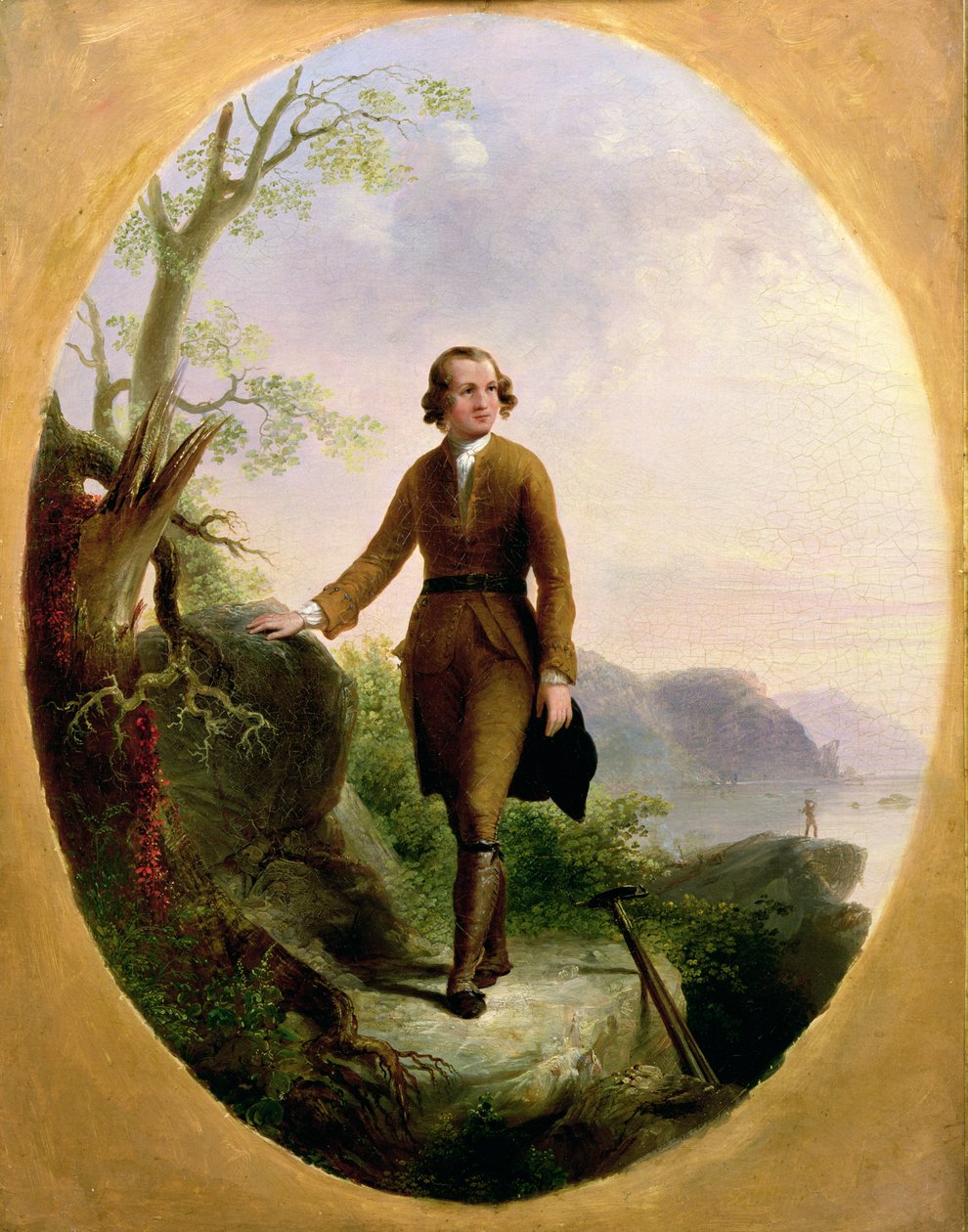 George Washington som ung lantmätare, 1841 av John Gadsby Chapman