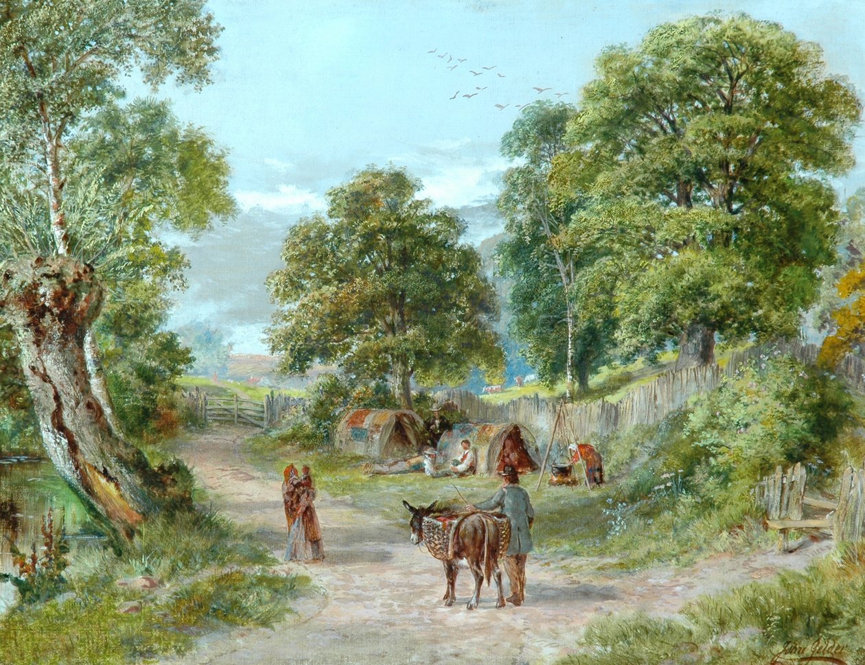 Zigenarnas läger av John Gelder