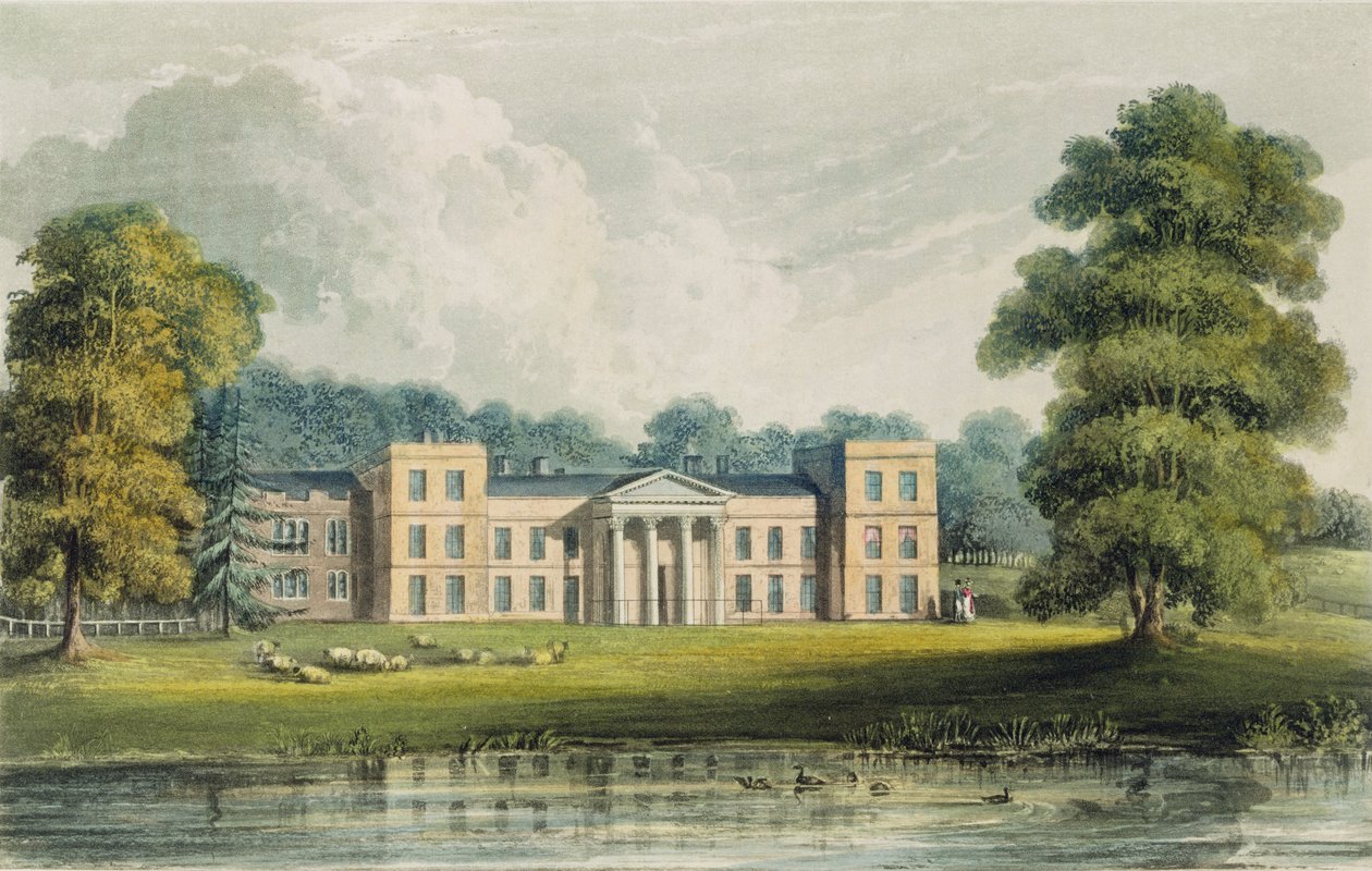 Vinrankan från sjön, från Ackermanns "Repository of Arts", 1828 av John Gendall