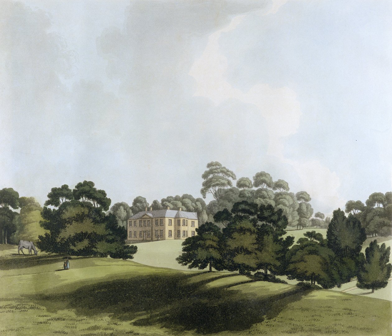 Vinters in Kent, säte för James Whatman Esq., från 