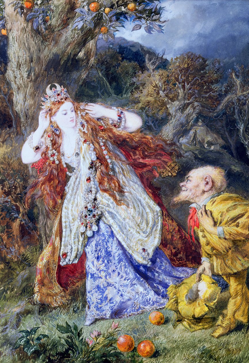 Den gula dvärgen, 1868 av John Gilbert