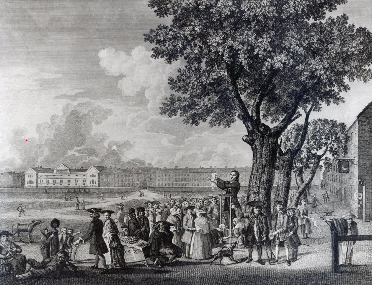 Entusiasm visas, graverad av Robert Pranker, 1765 av John Griffiths