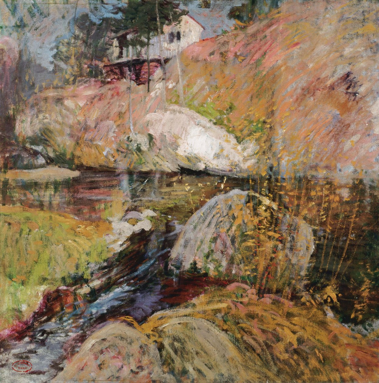 Min sommarstudio av John Henry Twachtman