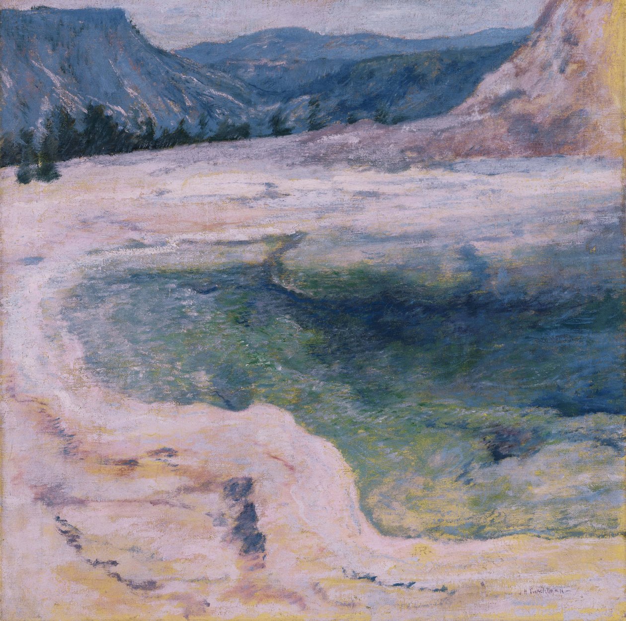 The Emerald Pool av John Henry Twachtman