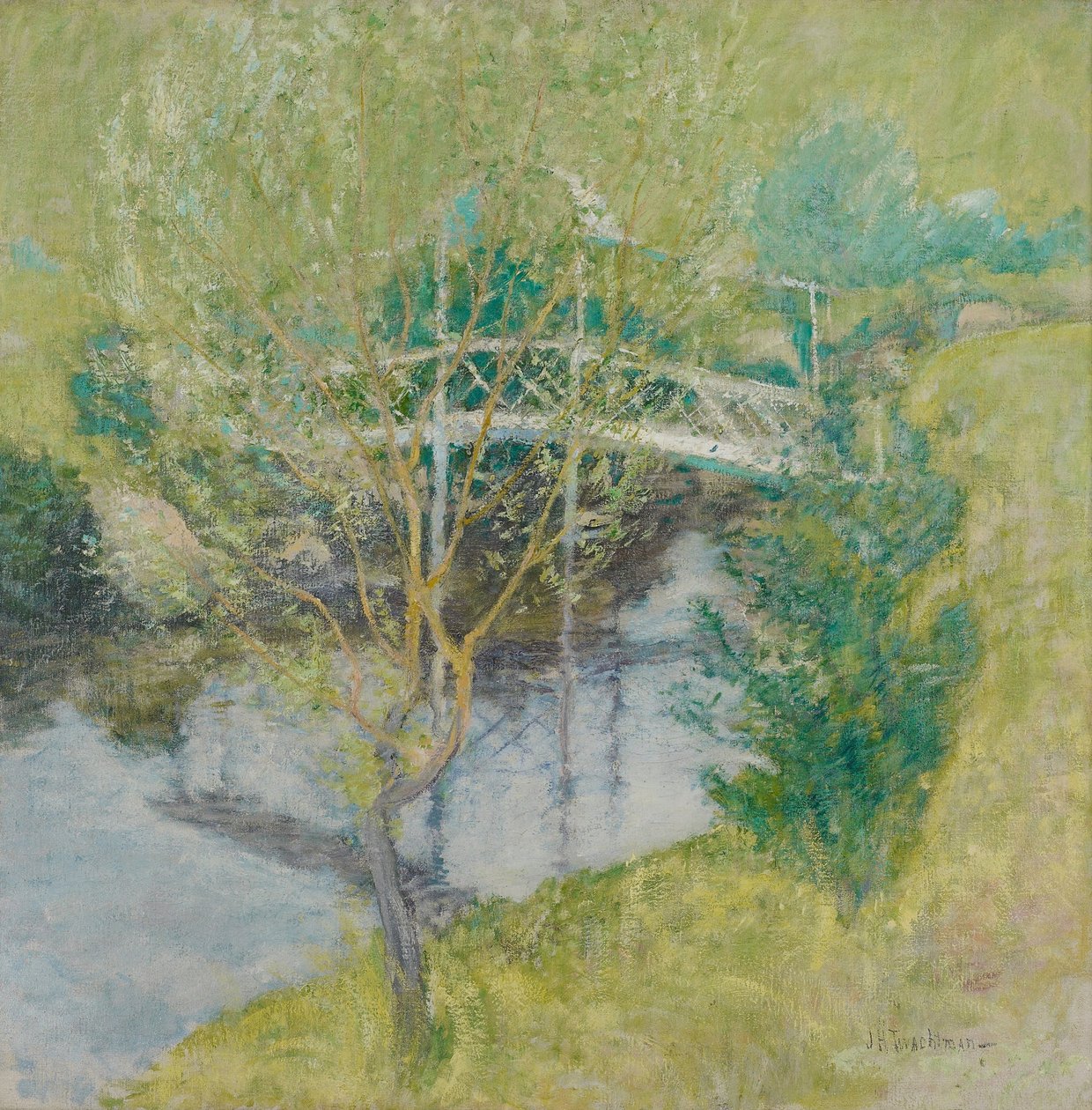 Den vita bron av John Henry Twachtman