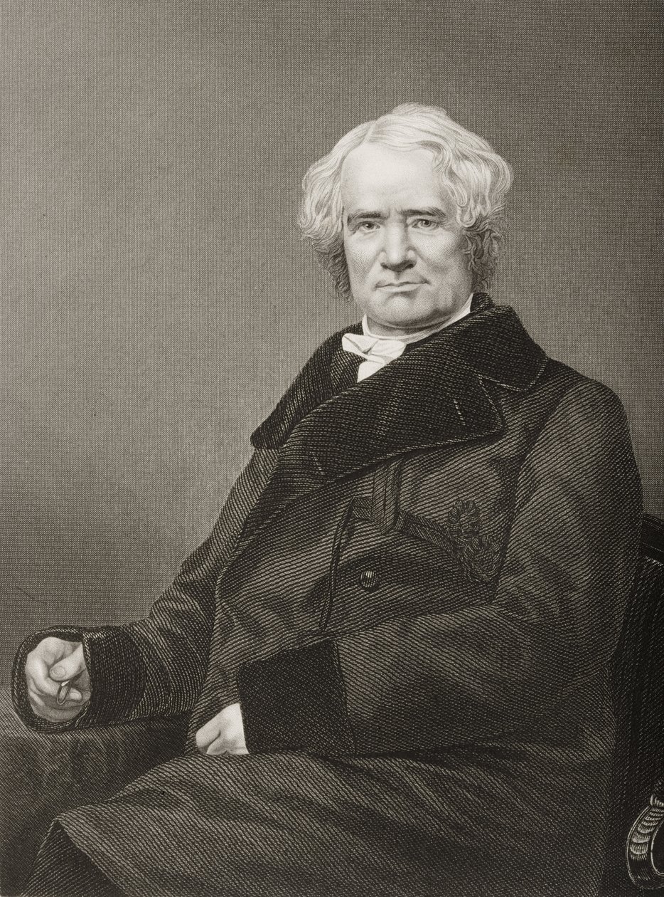 George Mifflin Dallas (1792-1864) graverad av D.J. Pound efter ett fotografi, från "The Drawing-Room of Eminent Personages, Volume 2", utgiven i London 1860. av John Jabez Edwin Paisley Mayall
