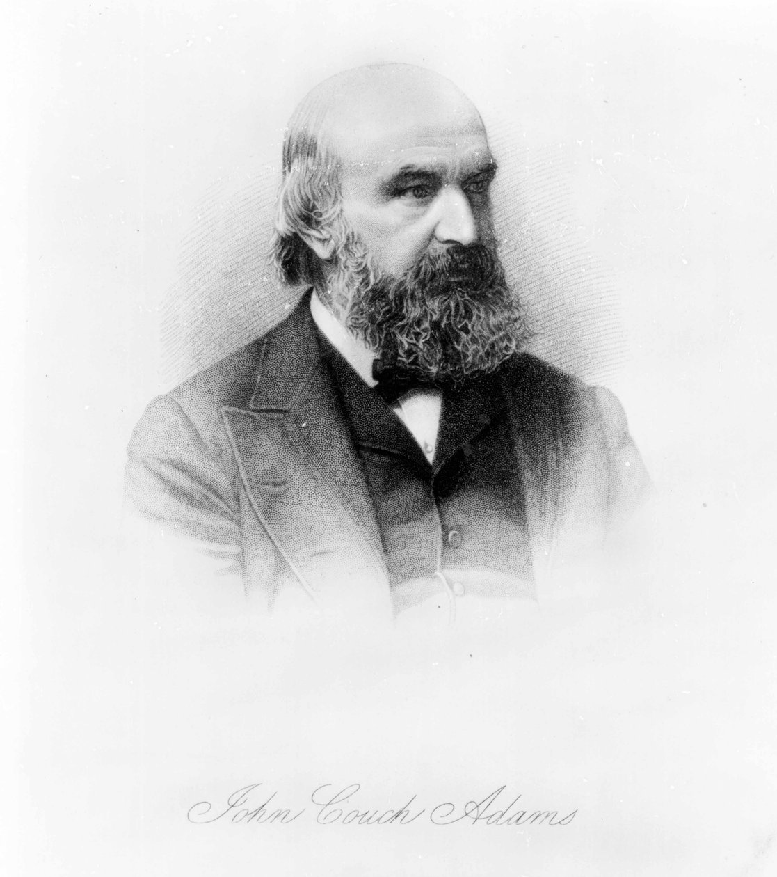 John Couch Adams, graverad av George J. Stodart av John Jabez Edwin Paisley Mayall