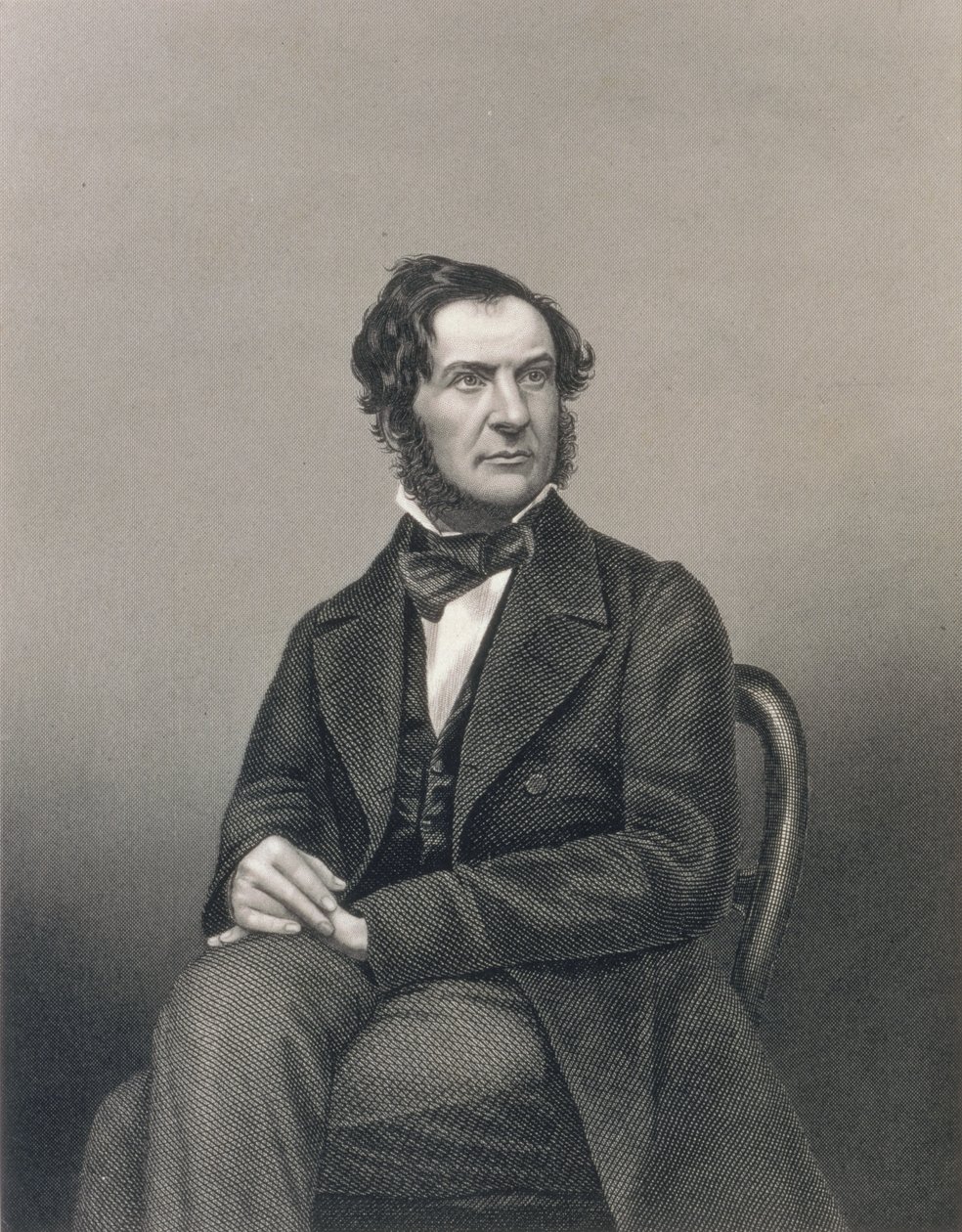 William Ewart Gladstone (1809-98), graverad av D.J. Pund efter ett fotografi av John Jabez Edwin Paisley Mayall
