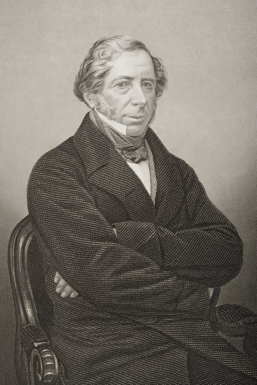 William Henry Wilson (1797-1871) 11:e Lord Berners, graverad av D.J. Pund från ett fotografi, från 