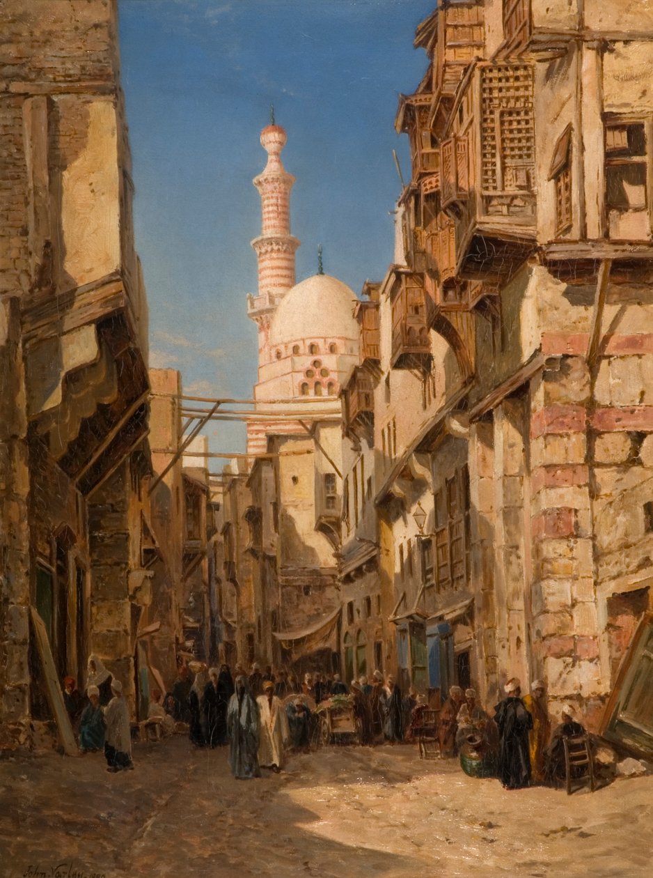 Game El Syer, Kairo, 1880 av John Jnr. Varley