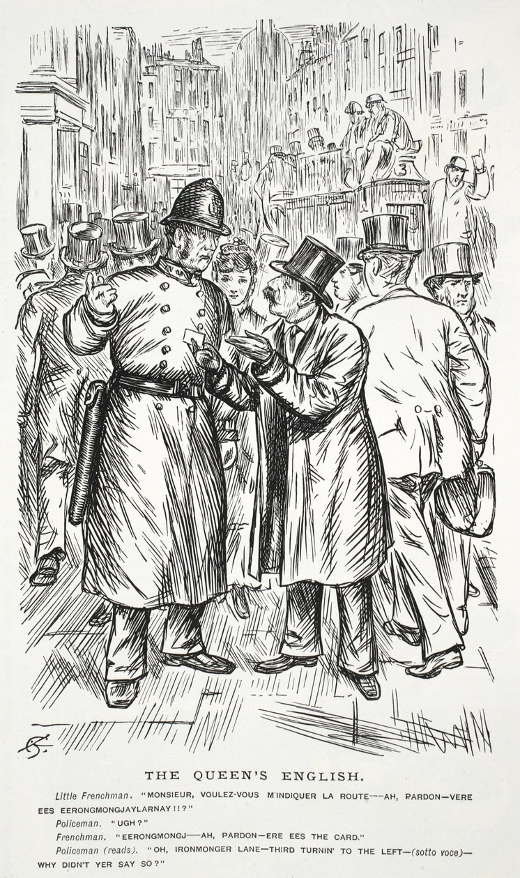Drottningens engelska av John Leech