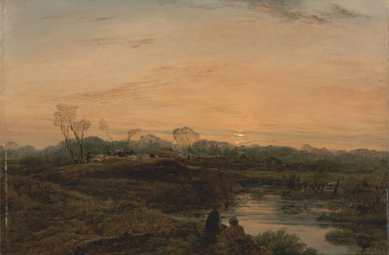 Evening, Bayswater av John Linnell