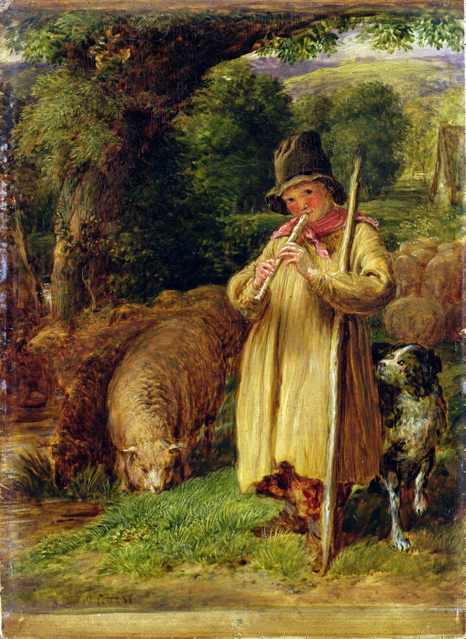 Herdepojke, 1831 av John Linnell