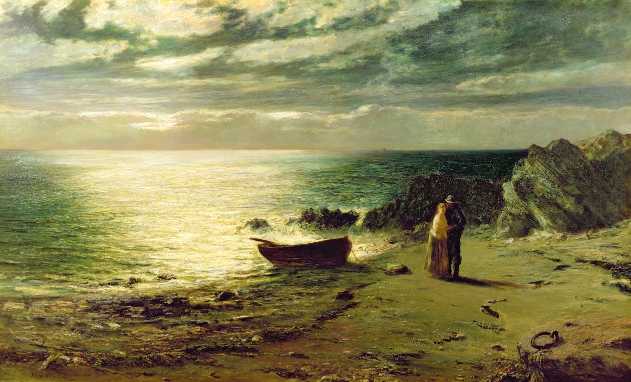 "Natt, härligaste natt, du är inte skapad för att slumra", 1874 av John MacWhirter