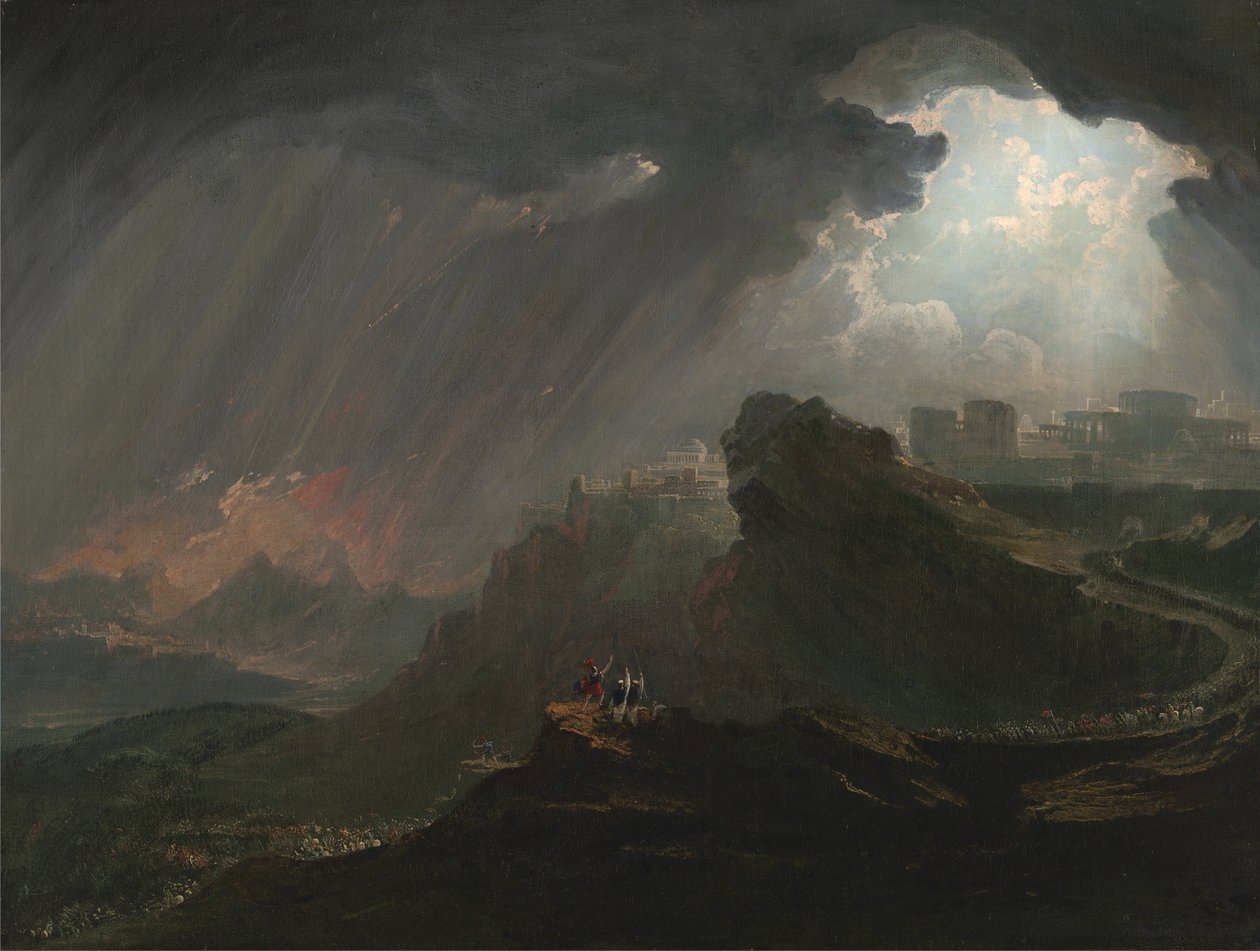 Joshua Commanding the Sun to Stand Still av John Martin