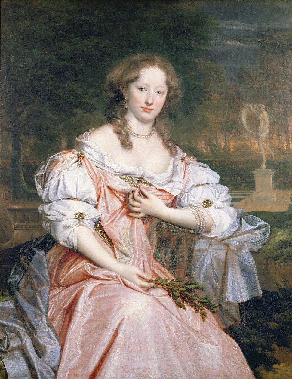 Porträtt av Grace Wilbraham (1656-1744) av John Michael Wright
