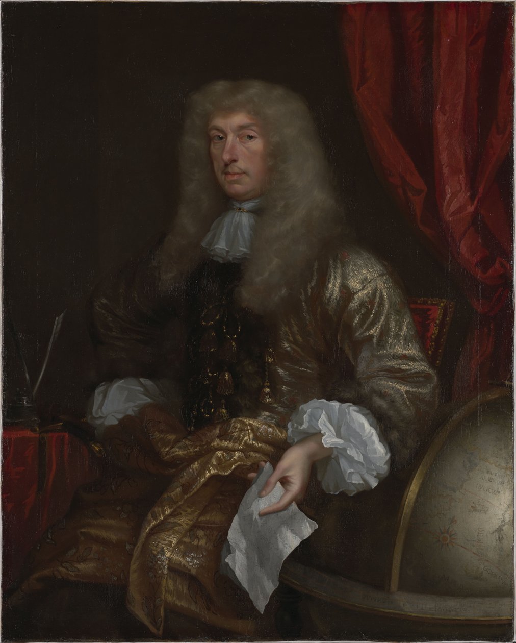 Porträtt av Sir John Chardin, franska resenärer och köpman av John Michael Wright