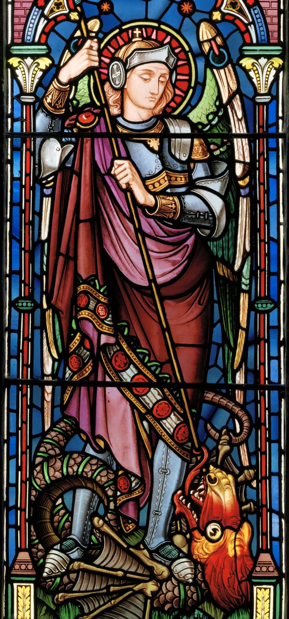 Cuxton, Lavers & Barraud, John Millner Allen (1827-1902), St Michael, ca 1865, drake av John Millner Allen
