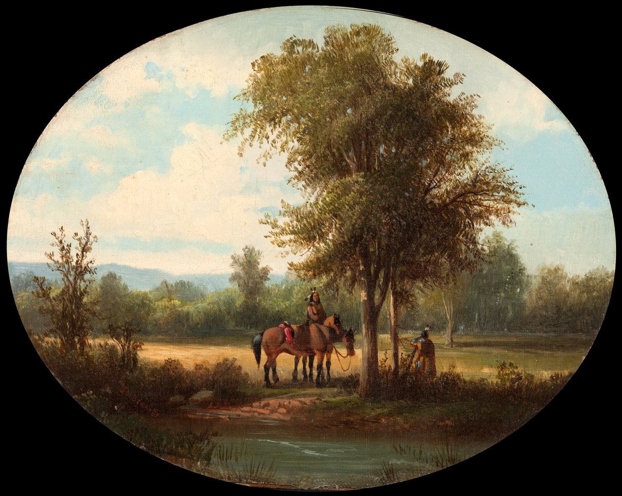 En morgon i Milk River Valley, ca 1870 av John Mix Stanley