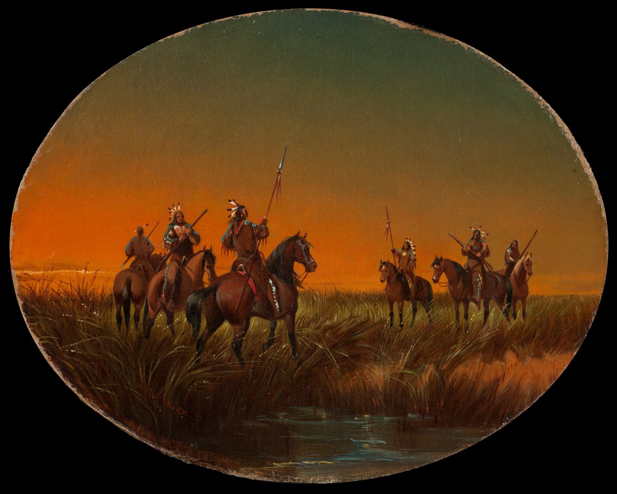 Utmaningen, c.1870 av John Mix Stanley