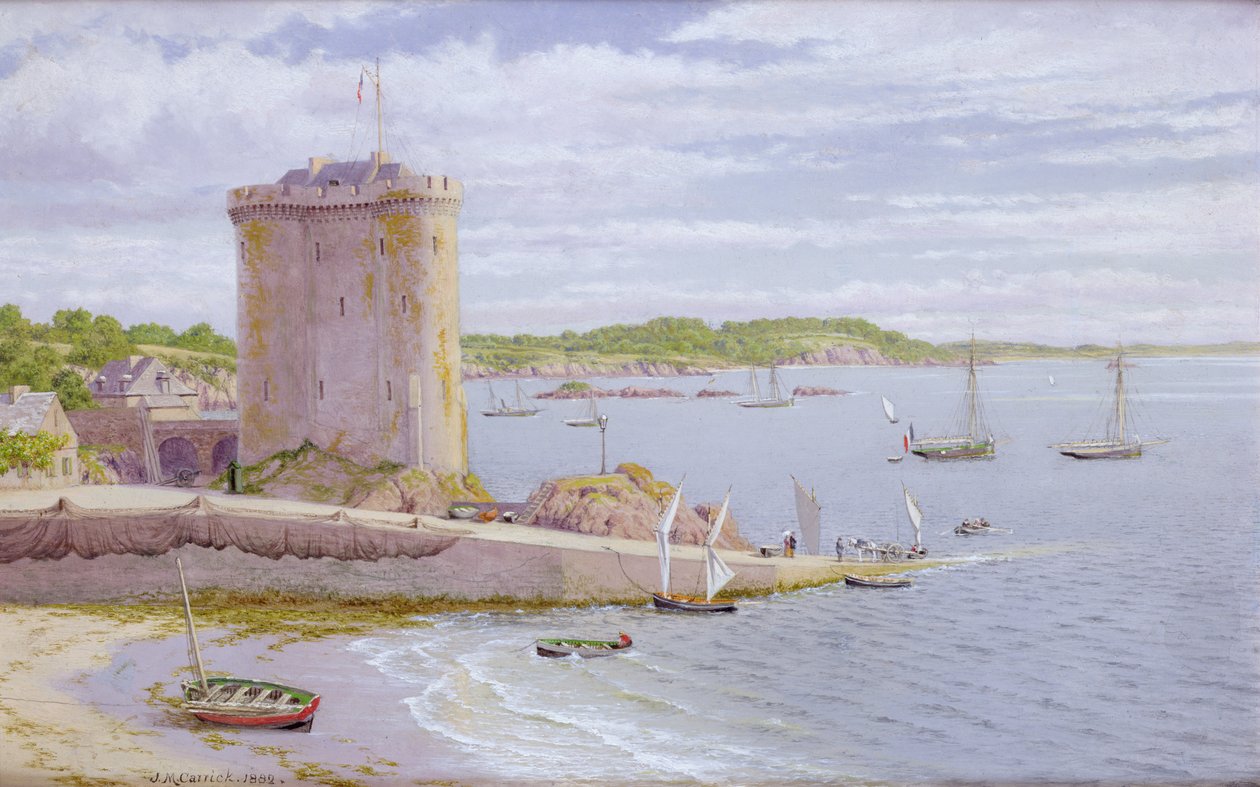 Solidor Tower, St. Malo, 1882 av John Mulcaster Carrick