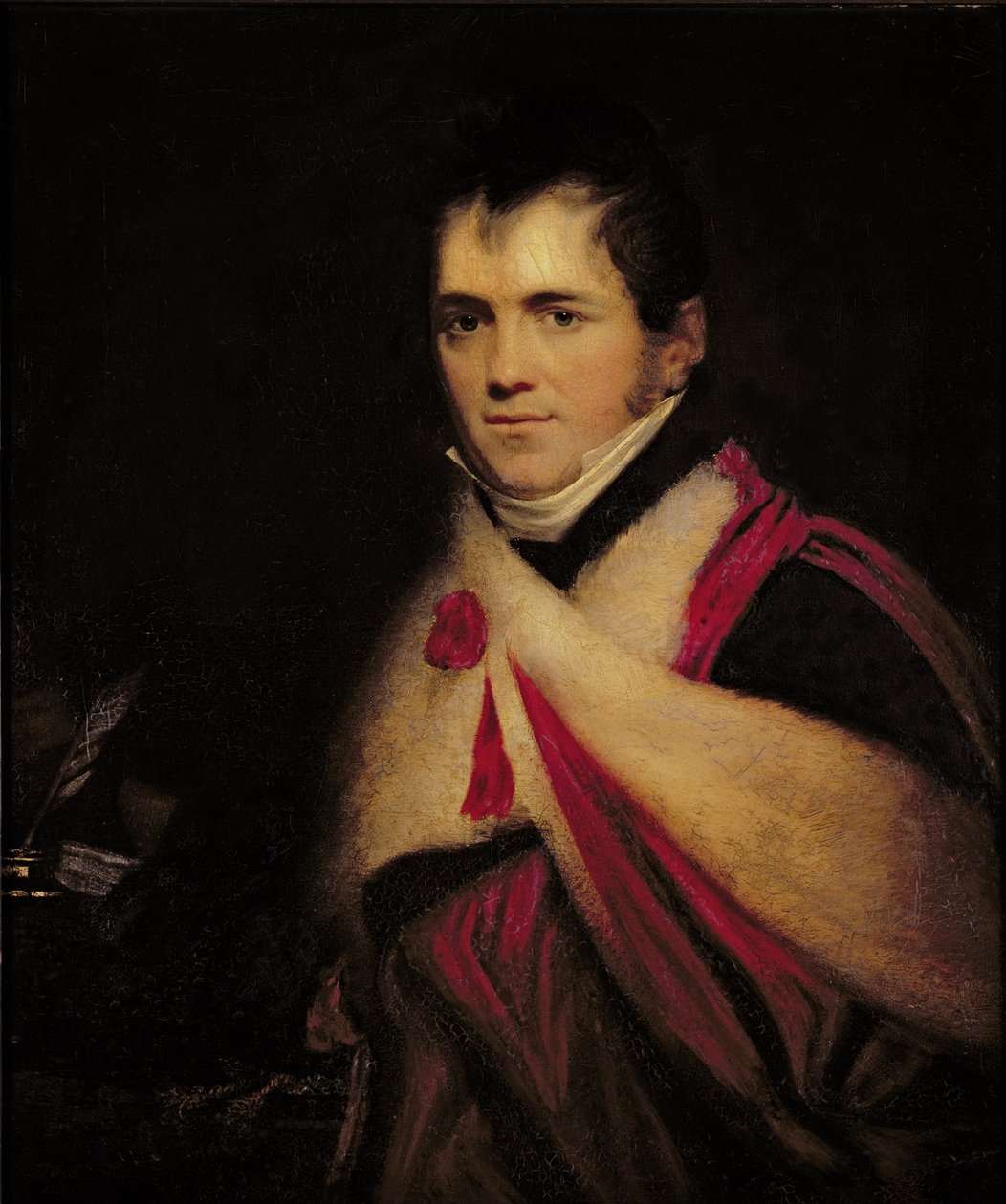 Porträtt av pastor Edward Daniel Clarke (1769-1822) ca 1822 av John Opie