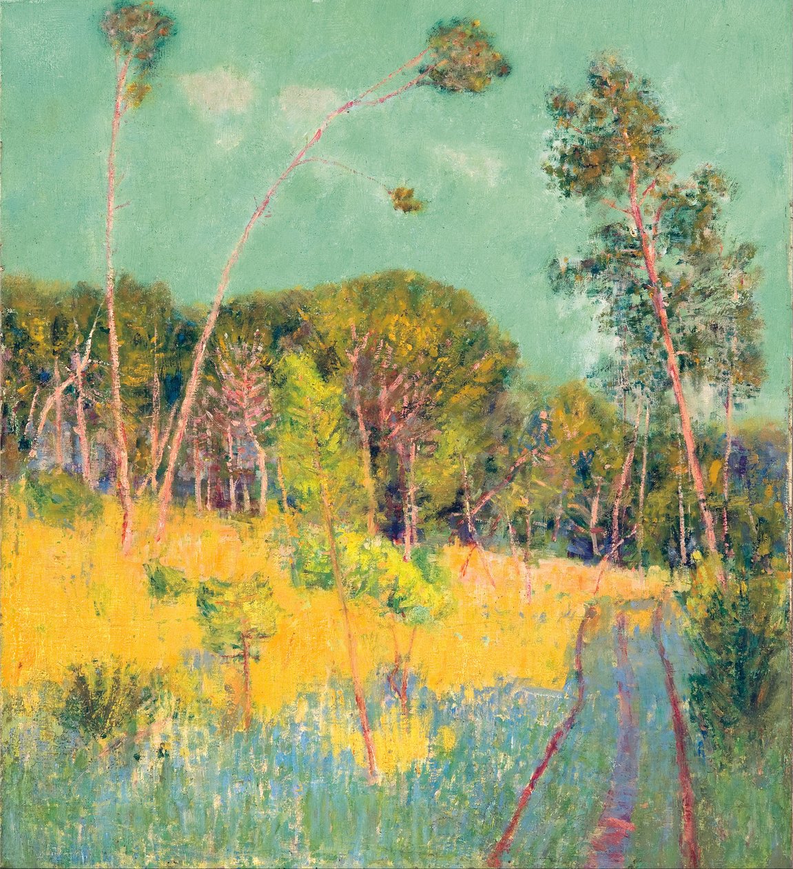 A clearing in the forest  av John Peter Russell
