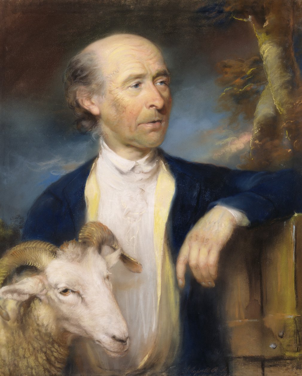 John Collins fra Devizes (fl.1771-99) 1799 (pastel på papir) sverige av John Russell