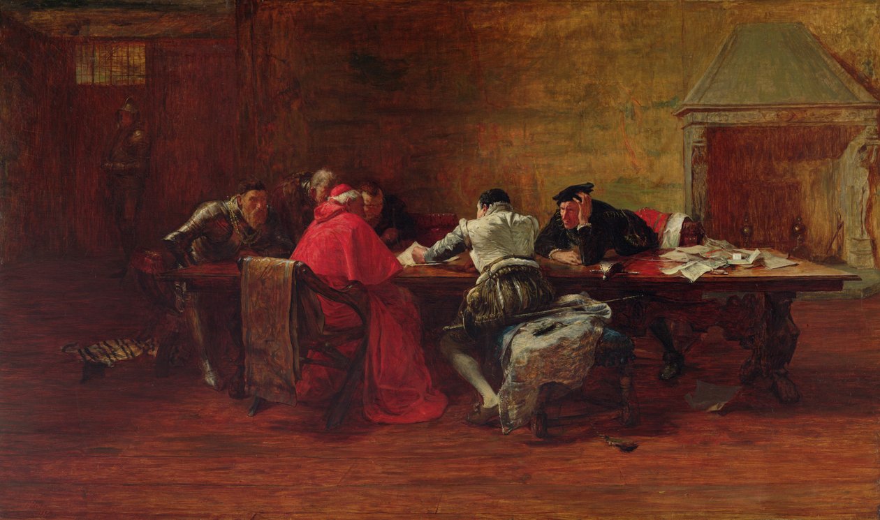 Förräderi, 1867 av John Pettie