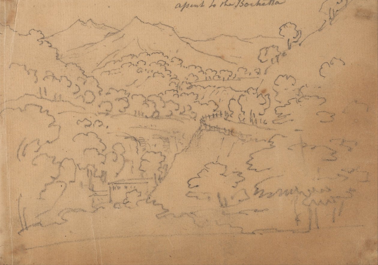 Ascent to the Bochetta av John Robert Cozens