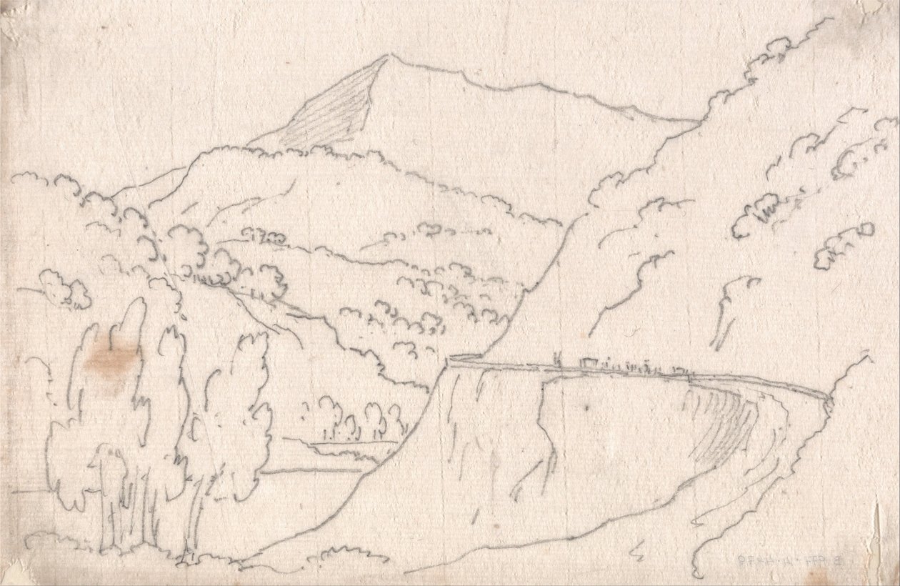 Mellan Tavarnelle och Capriano av John Robert Cozens