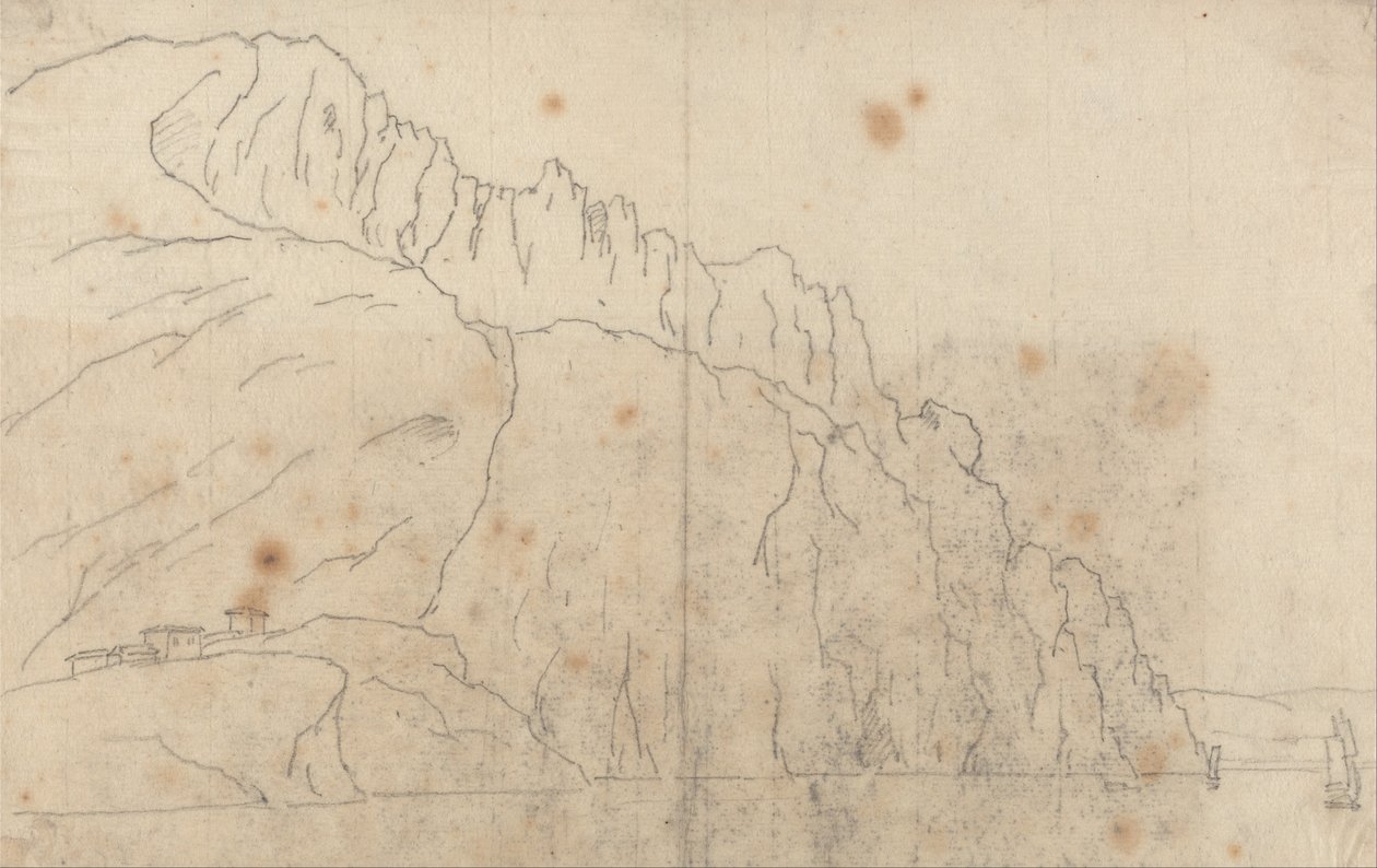 Coast of Genoa av John Robert Cozens