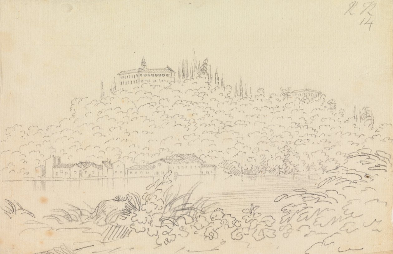 Convent of Monte Olivetto near Florence av John Robert Cozens