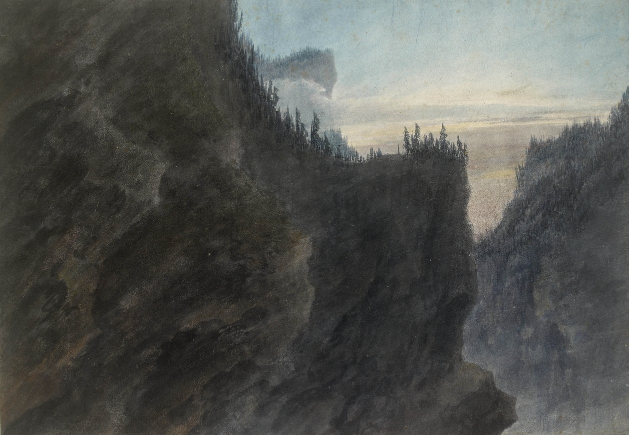 Ingång till dalen Grande Chartreuse, 1700-talet av John Robert Cozens
