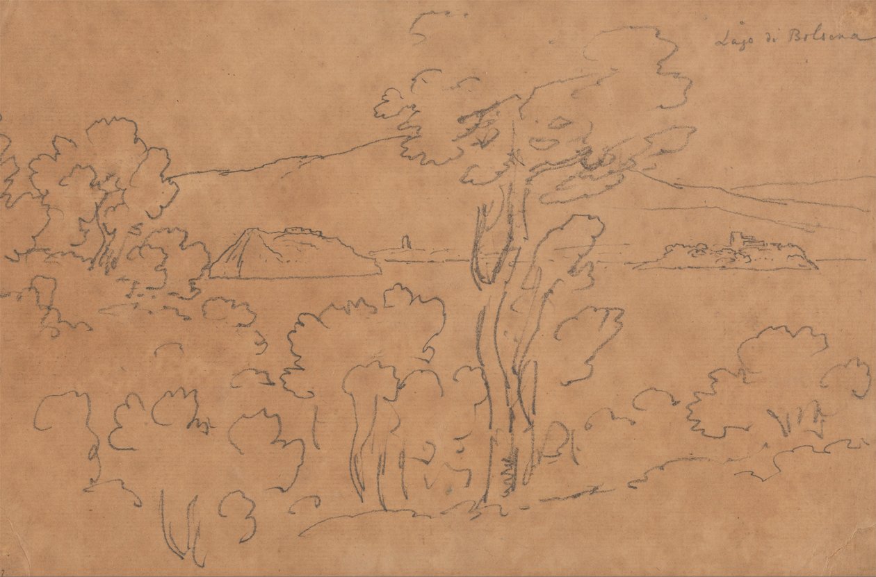 Lago di Bolsena av John Robert Cozens