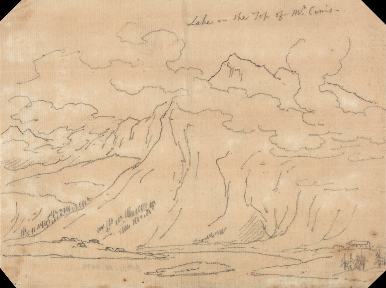 Lake on the Top of Mont Cenis av John Robert Cozens