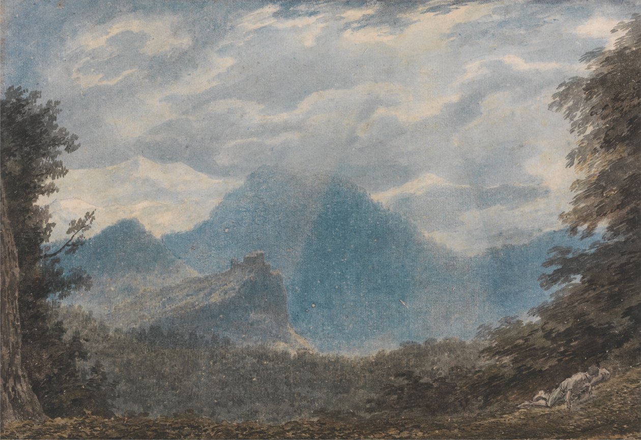 Monte della Madonna, near Argua av John Robert Cozens