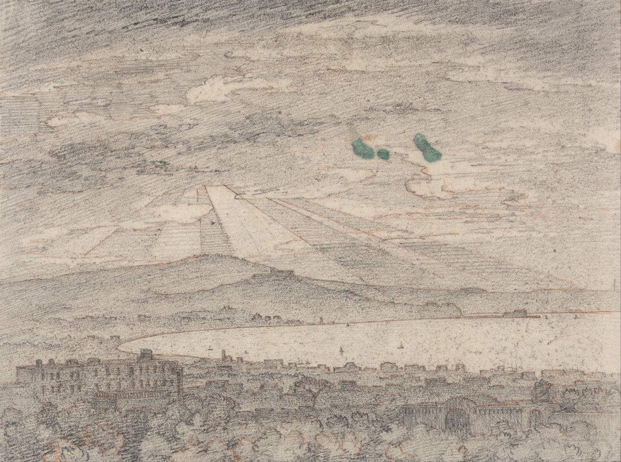 Naples from Sir William Hamiltons Villa, Portici av John Robert Cozens
