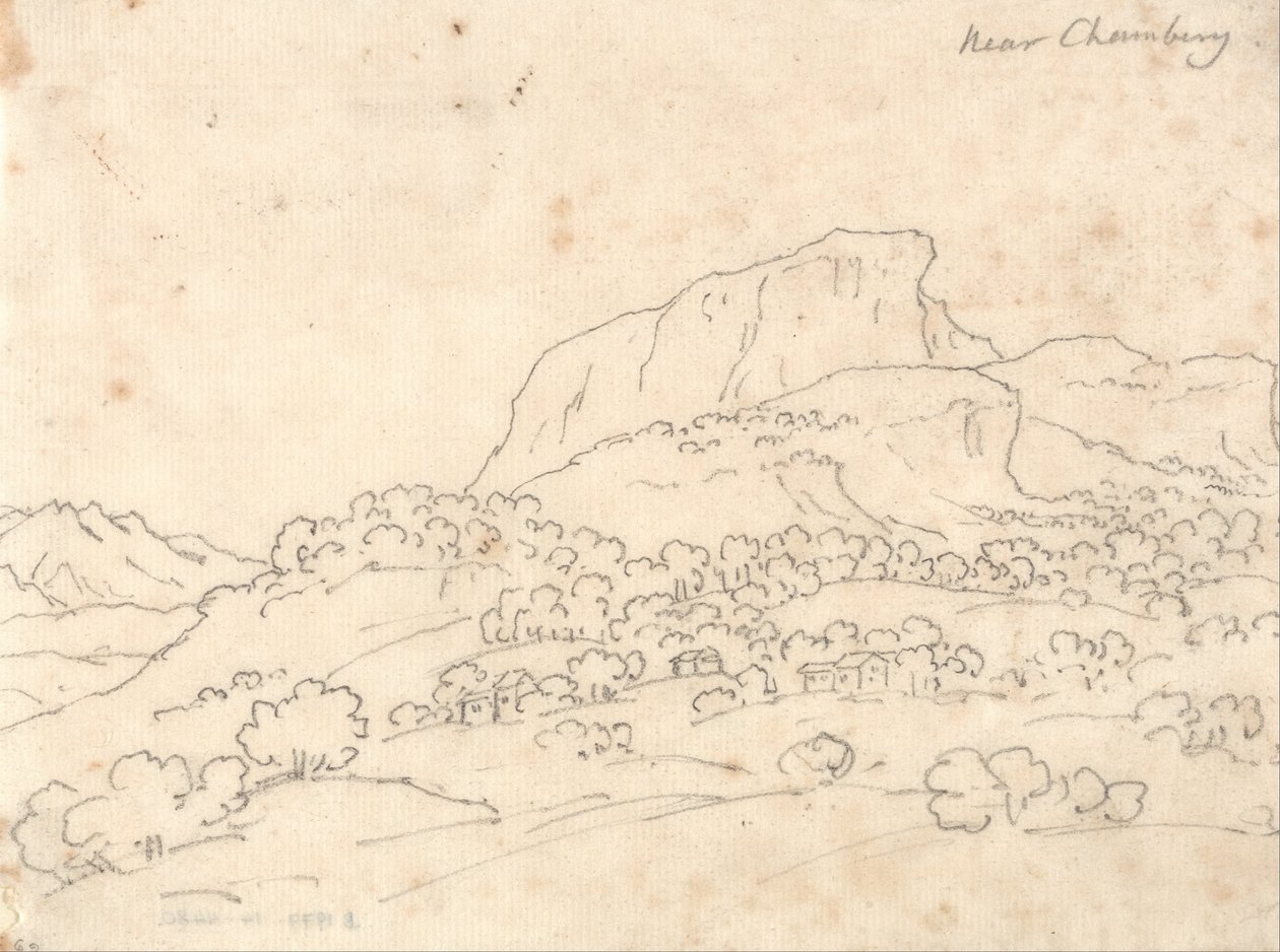 Nära Chamberg av John Robert Cozens