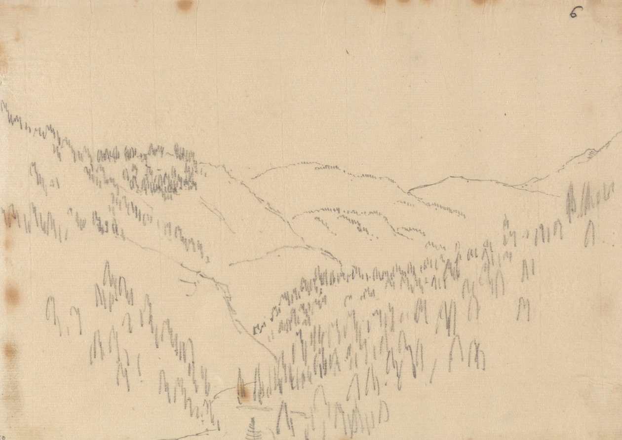 Near Insbruck av John Robert Cozens